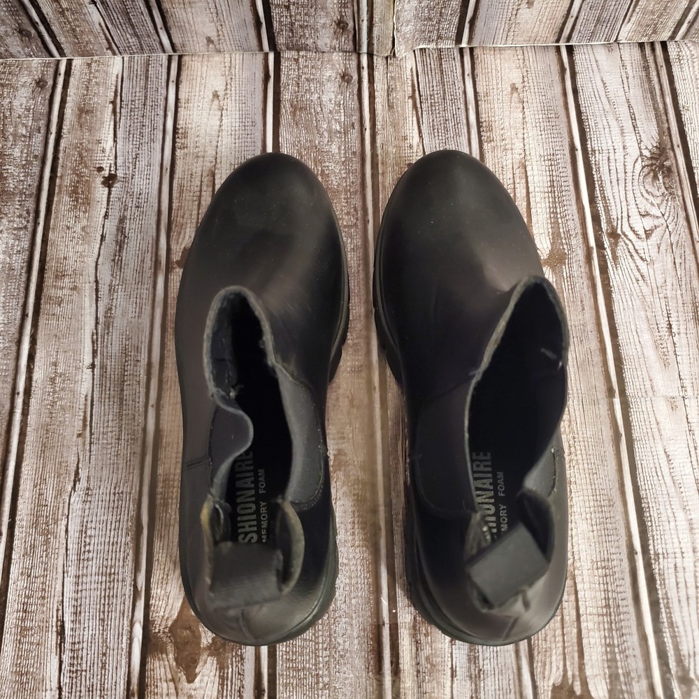 CUSHIONAIRE Women's Sasha Slip-On Chelsea boot +Memory Foam Black 8.5 M - Picture 7 of 11